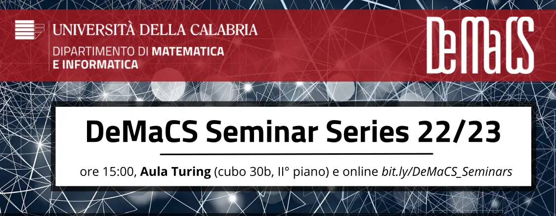 Demacs Seminar Series A.A. 2022/2023